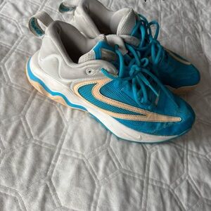 Nike Teal and White Athletic Shoes